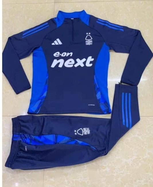 Nottingham Forest Royal Blue Soccer Tracksuit - Adults and Kids Sizes