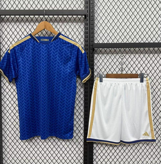 Italy World Cup 2026 Home Kit Fan Edition - Kids - Free Personalisation