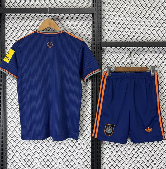 Newcastle United Away Kit 25/26 Fan Version - Kids - Free Personalisation + Patches!