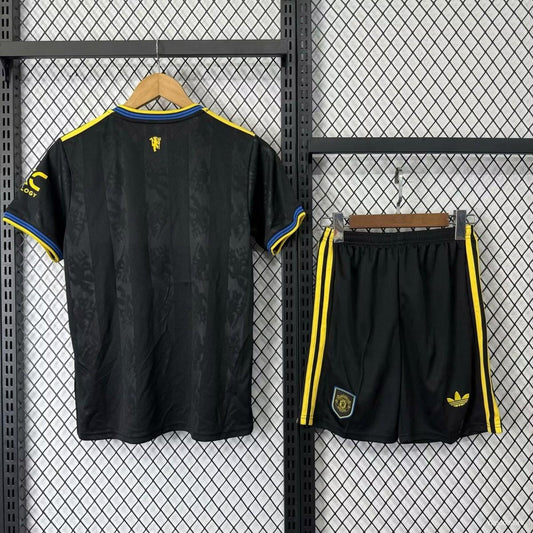 Manchester United Third Kit 25/26 Fan Edition - Kids - Free Personalisation + Patches!