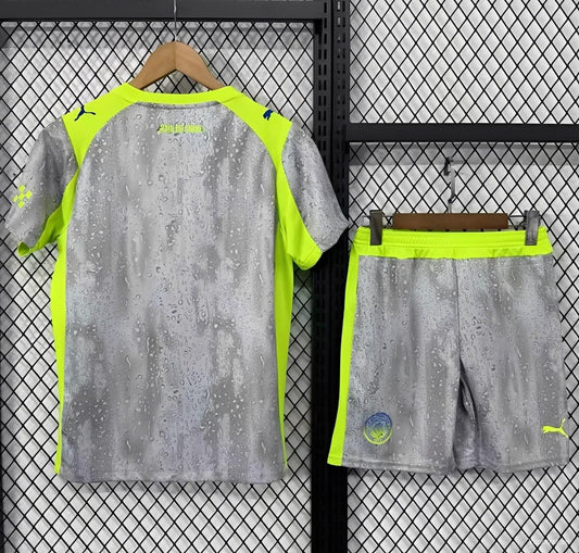 Manchester City Third Kit 25/26 Fan Edition - Kids - Free Personalisation + Patches!