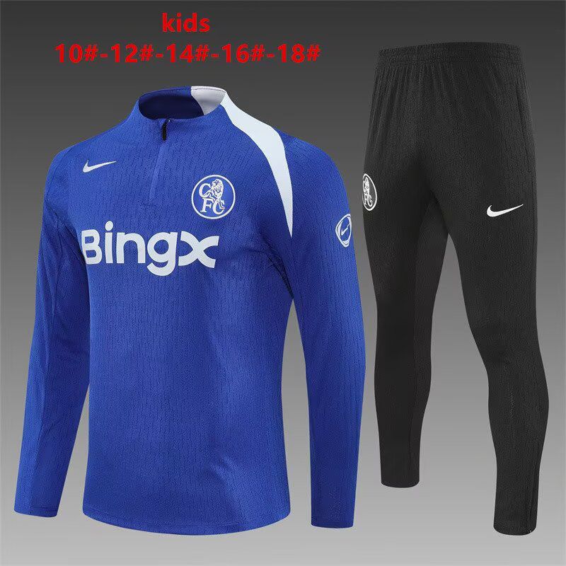 Chelsea Blue/Black Tracksuit - Kids and adult sizes
