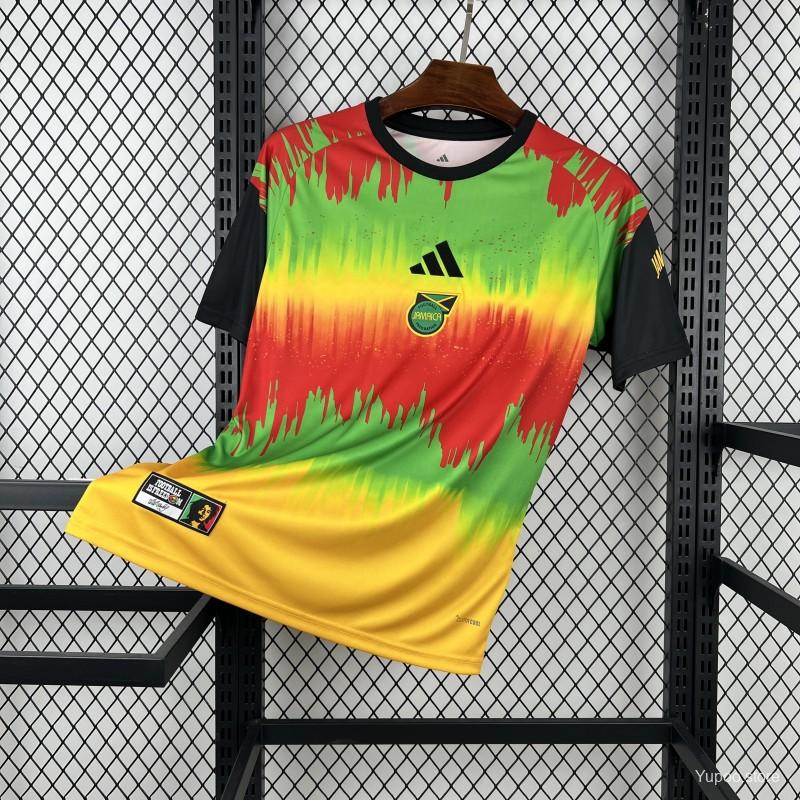 Jamaica Multi Colour Adult 26/27 Shirt Fan Version - Adults - Free Personalisation!