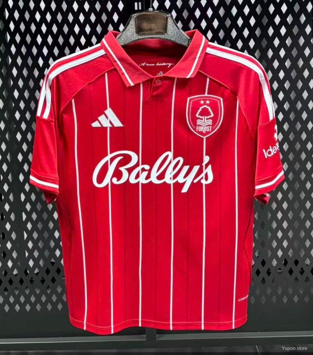 Nottingham Forest Home Shirt 25/26 Fan Version - Adults - Free Personalisation!