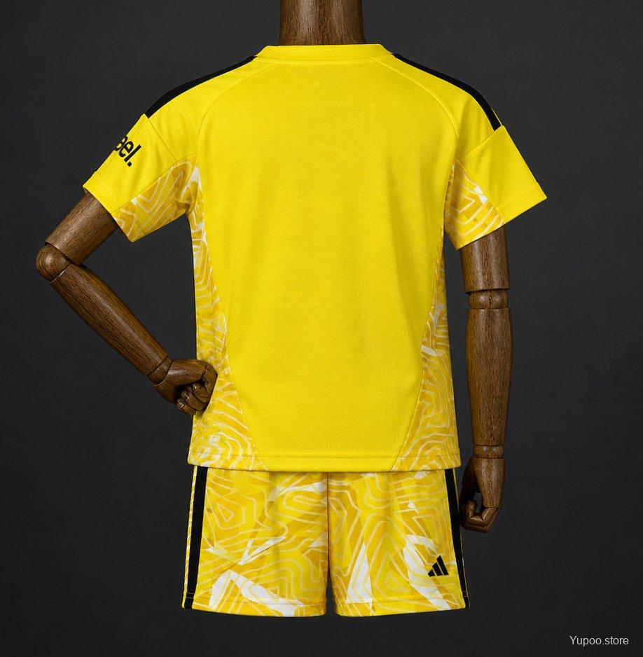 Arsenal Yellow Goalkeeper Kit 26/27 Fan Version - Kids - Free Personalisation + Patches!