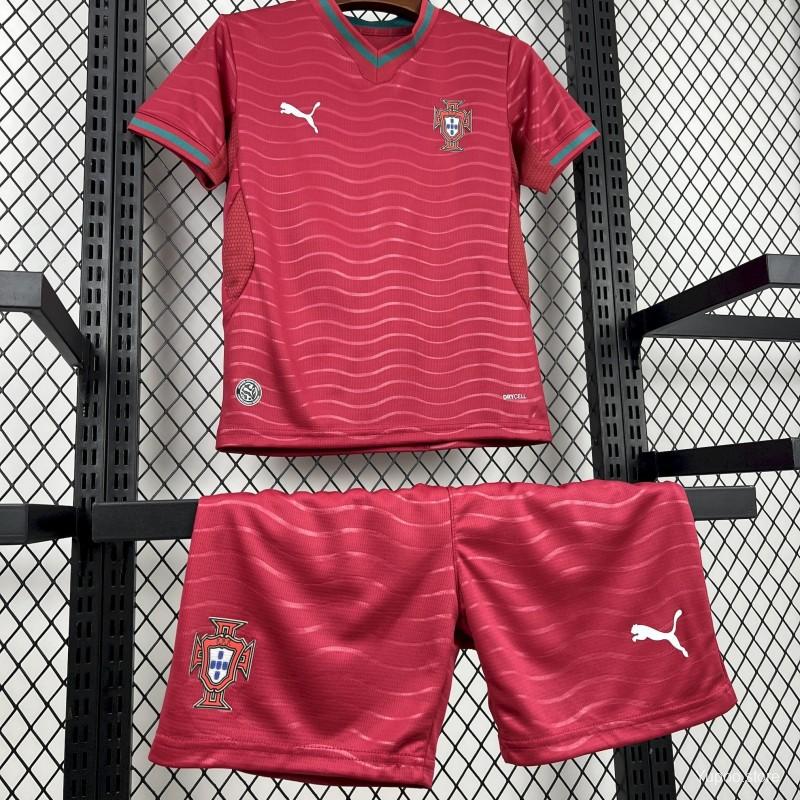 Portugal World Cup 2026 Home Kit Fan Edition - Kids - Free Personalisation