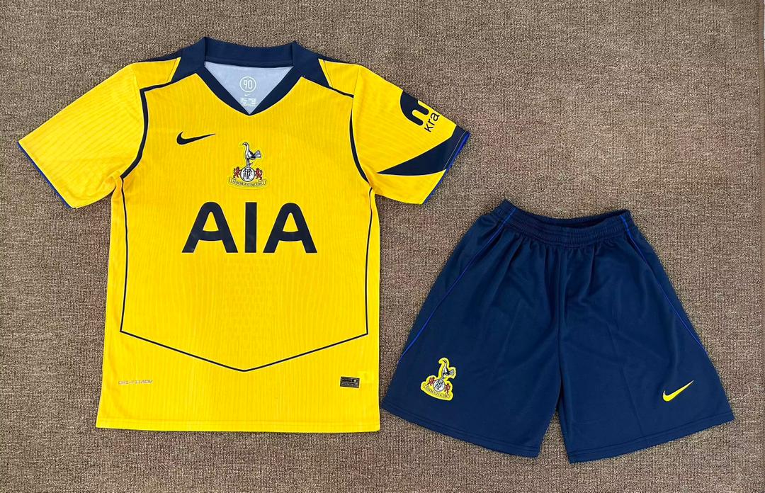 Tottenham Hotspur Third Kit 25/26 Fan Version - Kids - Free Personalisation + Patches!