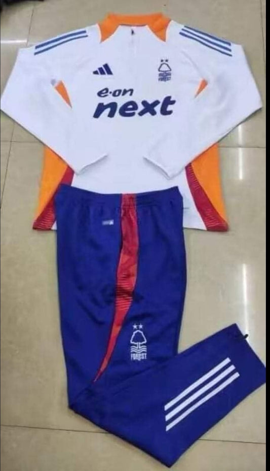 Nottingham Forest White Tracksuit 2024/25 - Adult Size