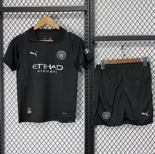 Manchester City Away Kit 25/26 Fan Edition - Kids - Free Personalisation + Patches!