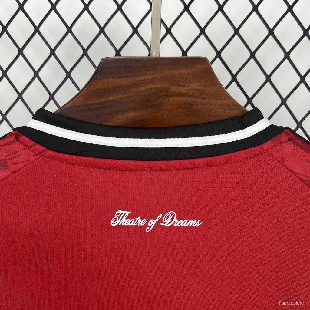 Manchester United Home Shirt 25/26 Fan Version - Adults - Free Personalisation!