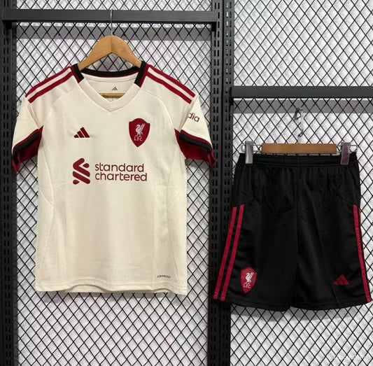 Liverpool Away Kit 25/26 Fan Edition - Kids - Free Personalisation + Patches!