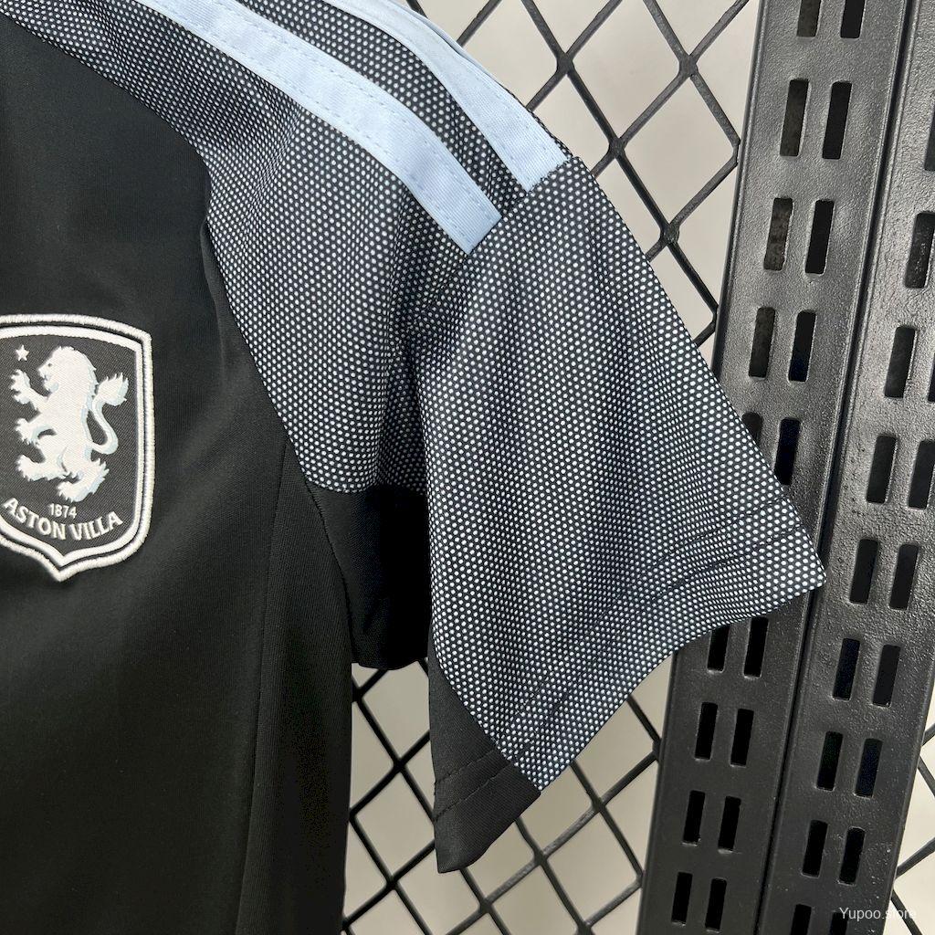 Aston Villa Away Kit 25/26 Fan Edition - Kids - Free Personalisation + Patches!