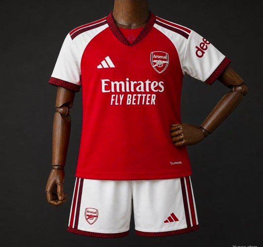 Arsenal Home Kit 26/27 Fan Edition - Kids - Free Personalisation + Patches!