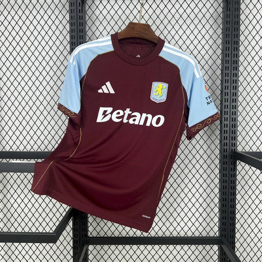 Aston Villa Home Shirt 25/26 Fan Version - Adults - Free Personalisation!