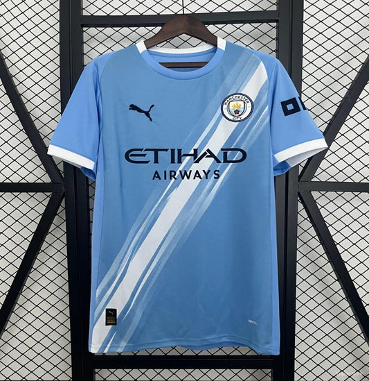 Manchester City Home Shirt 25/26 Fan Version - Adults - Free Personalisation!