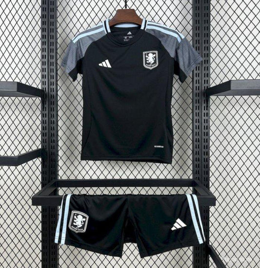Aston Villa Away Kit 25/26 Fan Edition - Kids - Free Personalisation + Patches!