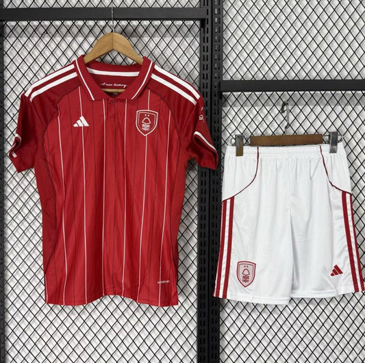 Nottingham Forest Home Kit 25/26 Fan Edition - Kids - Free Personalisation + Patches!