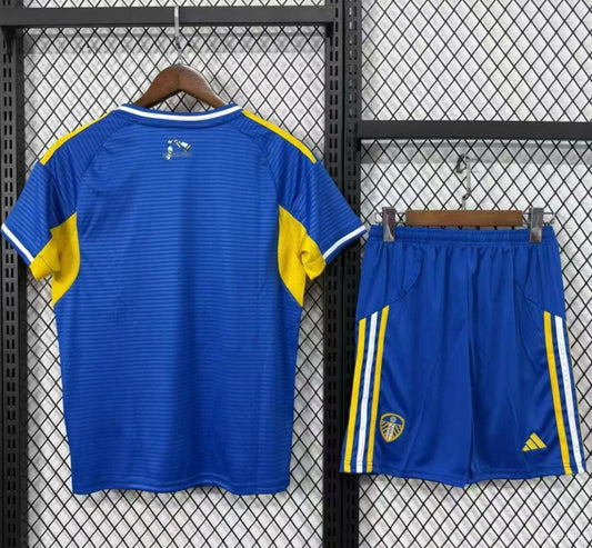 Leeds United Away Kit 25/26 Fan Version - Kids - Free Personalisation + Patches!