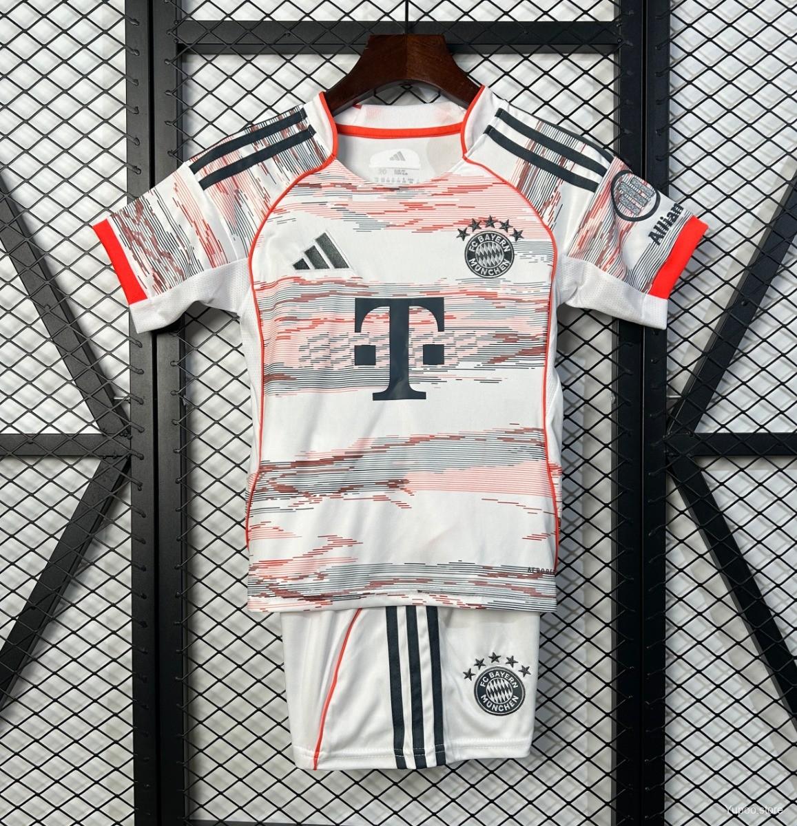 Bayern Munich Away Kit 25/26 Fan Edition - Kids - Free Personalisation + Patches!