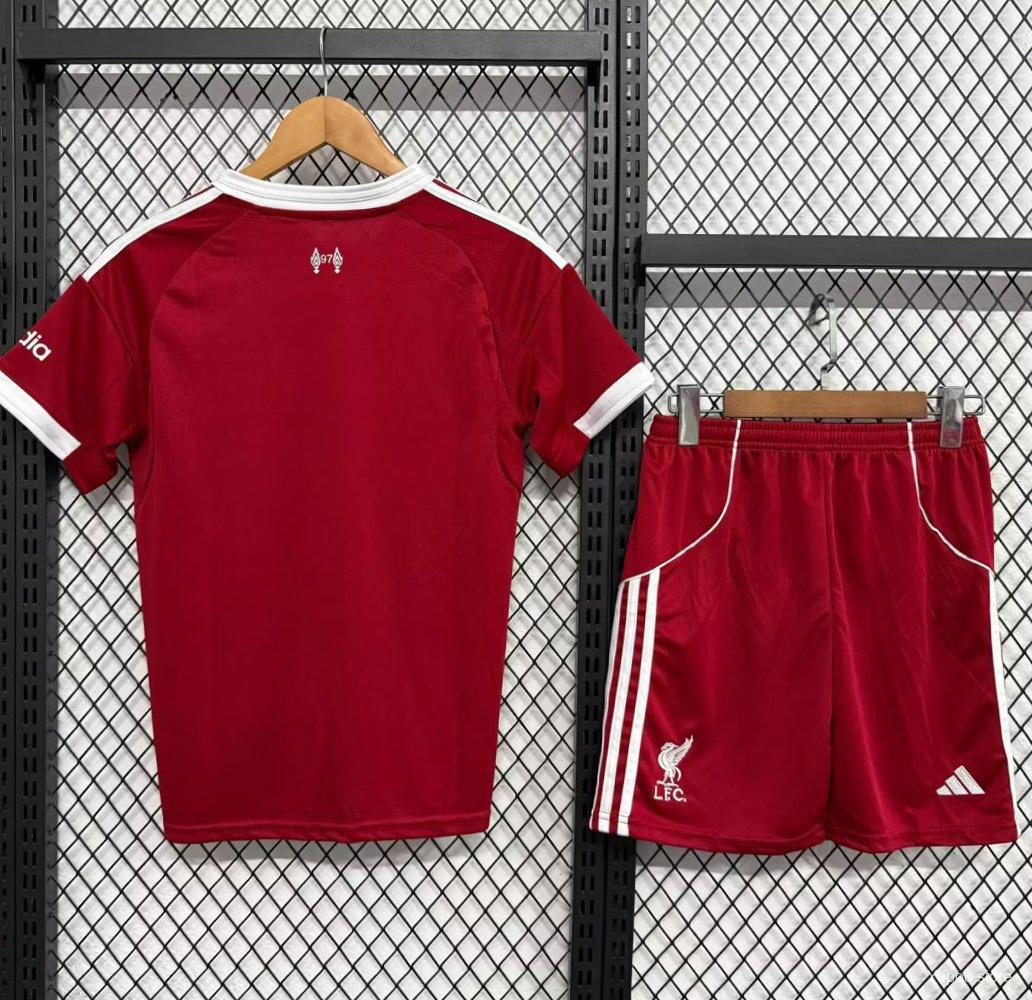 Liverpool Home Kit 25/26 Fan Edition - Kids - Free Personalisation + Patches!