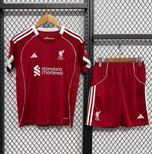 Liverpool Home Kit 25/26 Fan Edition - Kids - Free Personalisation + Patches!