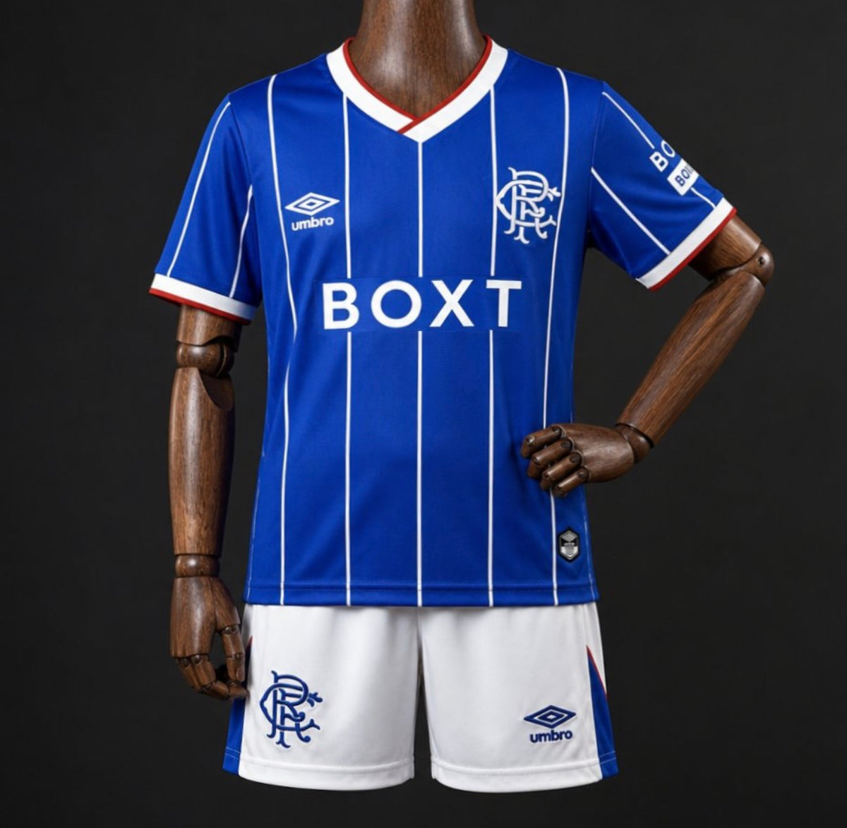 Rangers Home Kit 26/27 Fan Version - Kids - Free Personalisation + Patches!