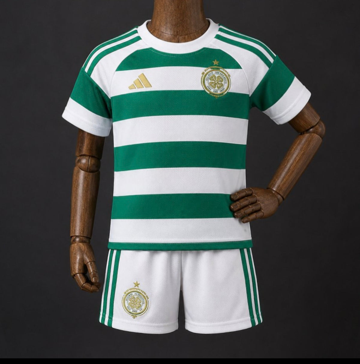 Celtic Home Kit 26/27 Fan Version - Kids - Free Personalisation + Patches!