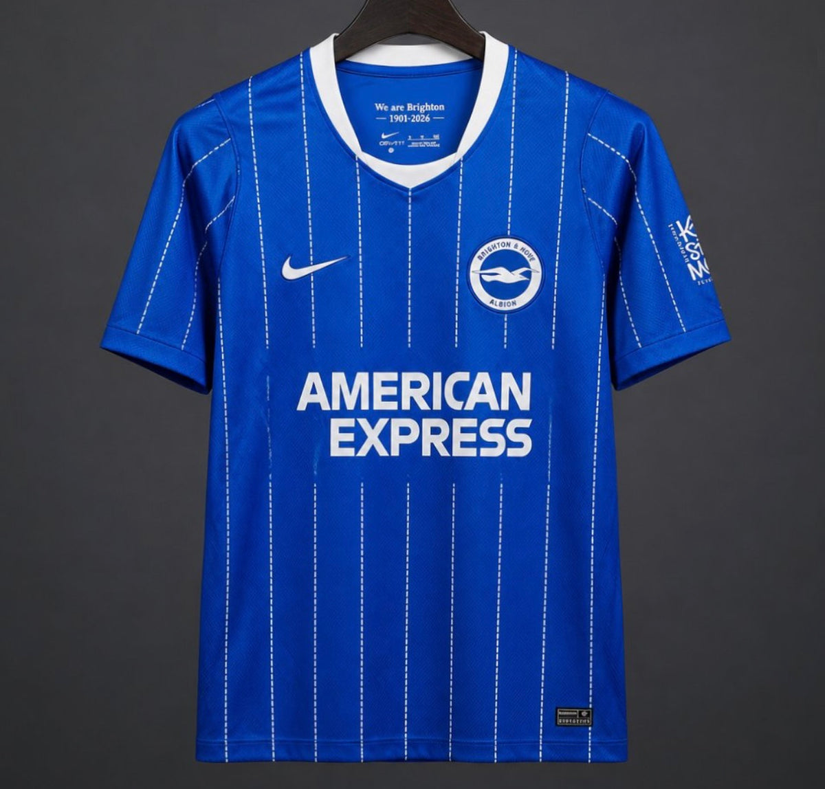 Brighton & Hove Albion Home Shirt 26/27 Fan Version - Adults