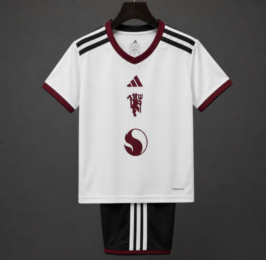 Manchester United Third 3rd Kit 26/27 Fan Version - Kids - Free Personalisation + Patches! (Copy 2)