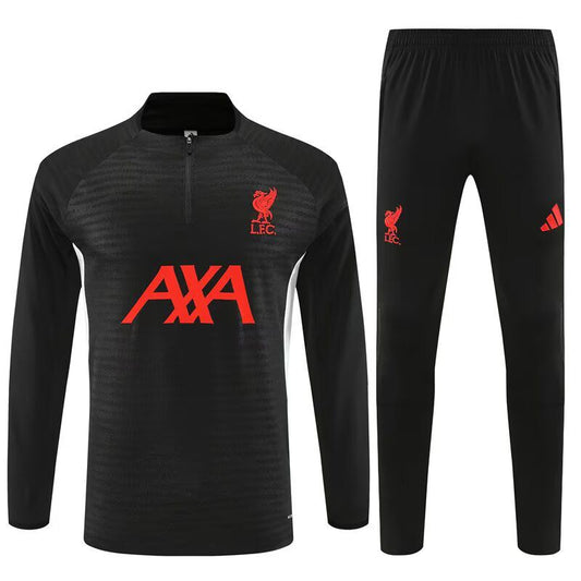 Liverpool Black Tracksuit - Kids and adult sizes