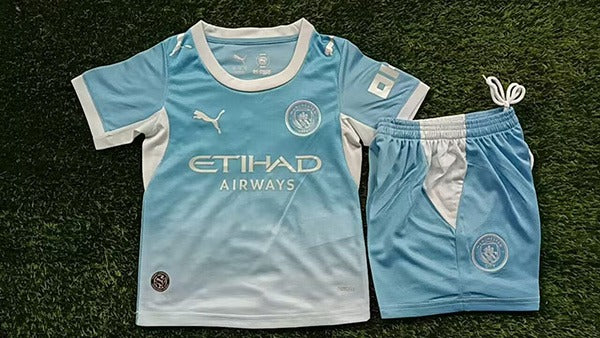 Manchester City 26/27 Home Kit Fan Edition - Kids - Free Personalisation