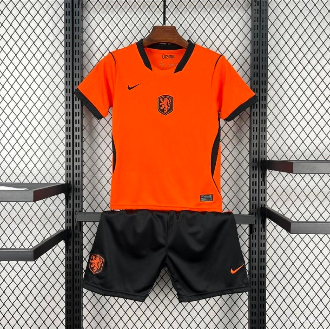 Netherlands World Cup 2026 Home Kit Fan Edition - Kids - Free Personalisation
