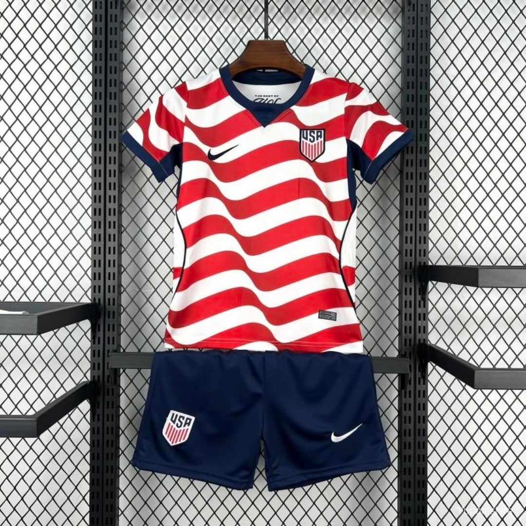 USA World Cup 2026 Home Kit Fan Edition - Kids - Free Personalisation