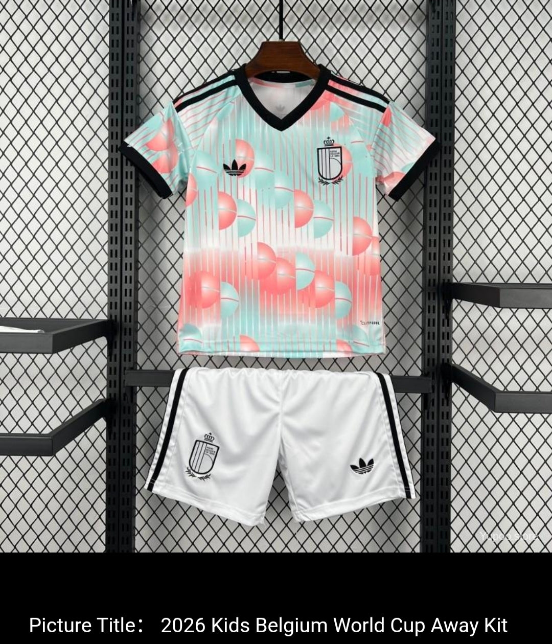 Belgium World Cup 2026 Away Kit Fan Edition - Kids - Free Personalisation
