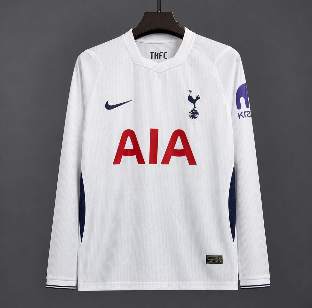 Tottenham Hotspur Home Long Sleeved Shirt 26/27 Fan Version - Adults - Free Personalisation!