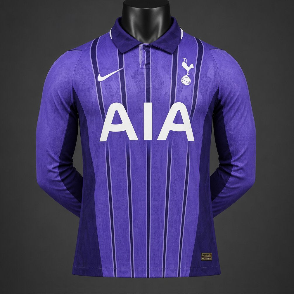 Tottenham Hotspur Away Long Sleeved Shirt 26/27 Fan Version - Adults - Free Personalisation!