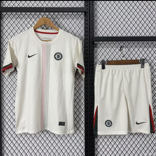 Chelsea Away Kit Fan 25/26 Fan Version - Kids - Free Personalisation + Patches!