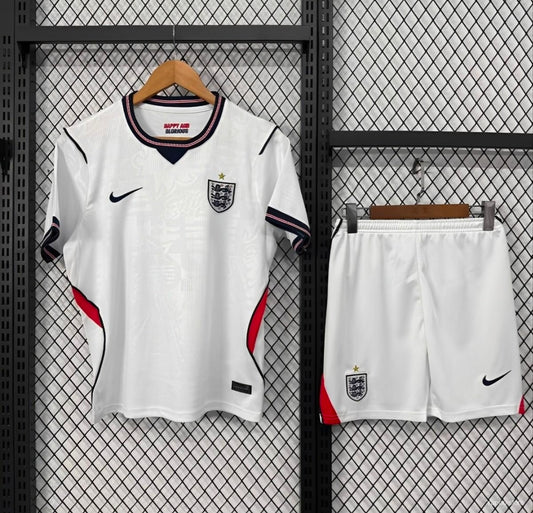 England Home Kit 2025/2026 Fan Edition - Kids - Free Personalisation