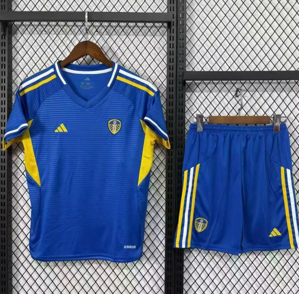 Leeds United Away Kit 25/26 Fan Version - Kids - Free Personalisation + Patches!