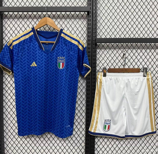 Italy World Cup 2026 Home Kit Fan Edition - Kids - Free Personalisation