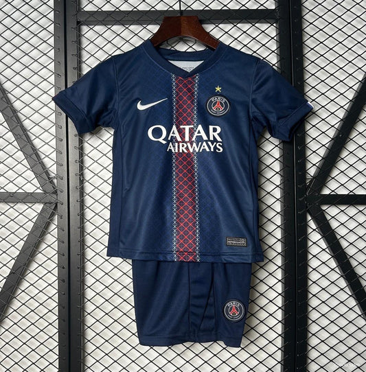PSG Home Kit 25/26 Fan Edition - Kids - Free Personalisation + Patches!