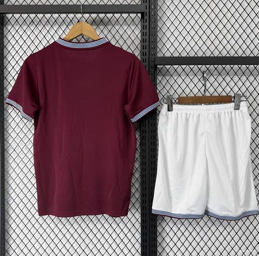 West Ham Home Kit 25/26 Fan Version - Kids - Free Personalisation + Patches!
