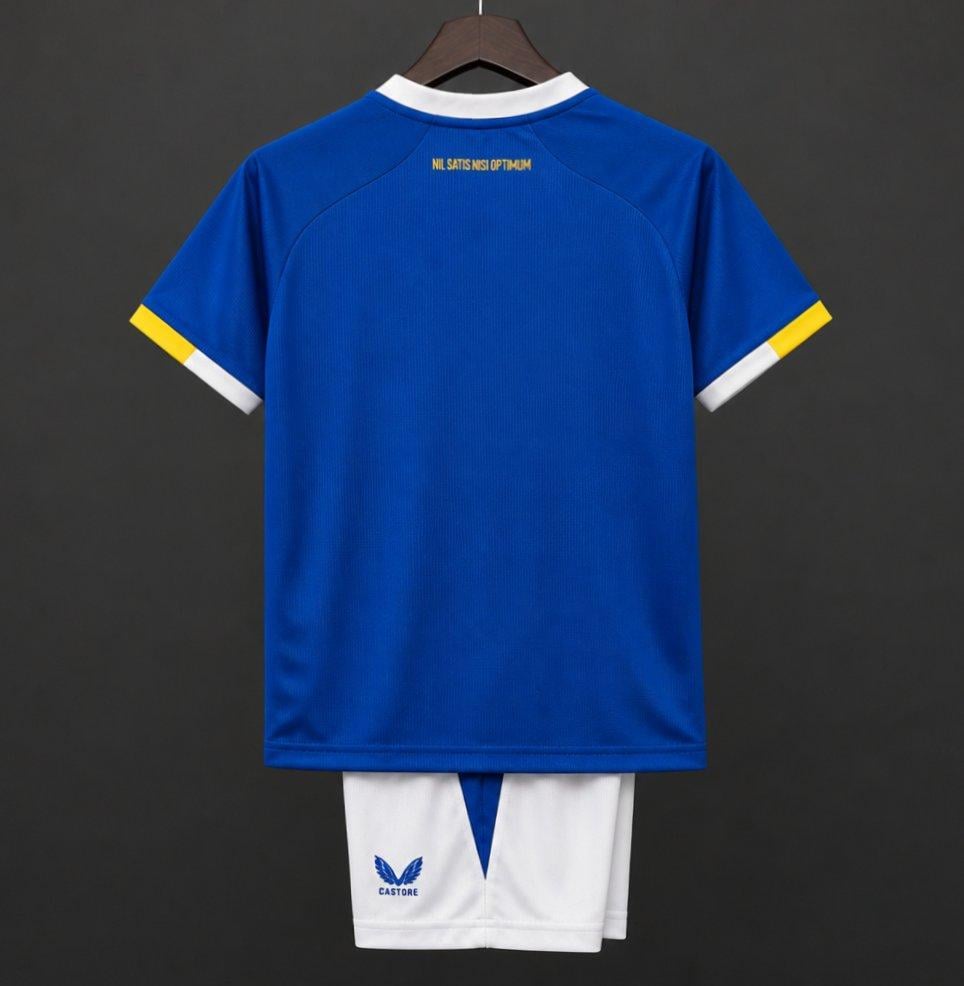 Everton Home Kit 26/27 Fan Version - Kids - Free Personalisation + Patches!