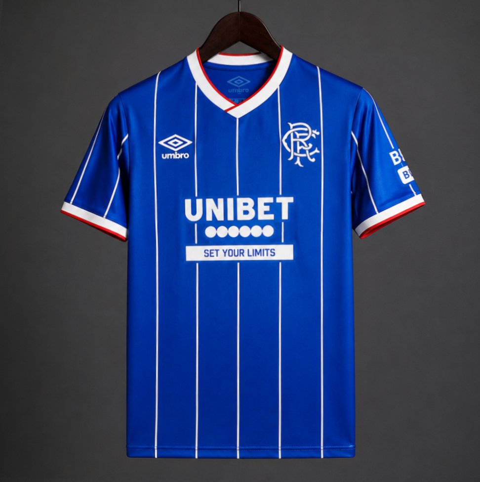 Rangers Home Shirt 26/27 Fan Version - Adults - Free Personalisation!