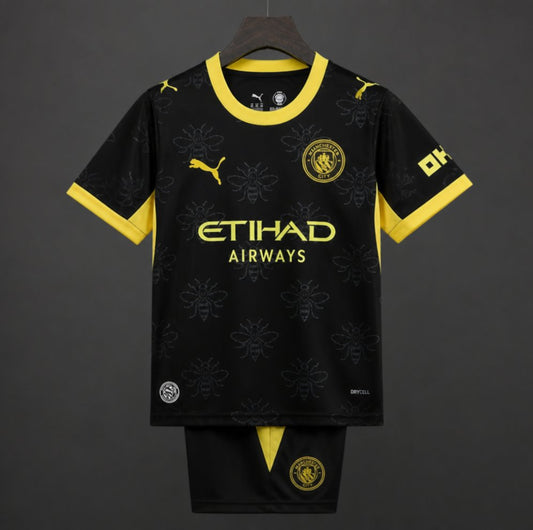 Manchester City 26/27 Away Kit Fan Edition - Kids - Free Personalisation