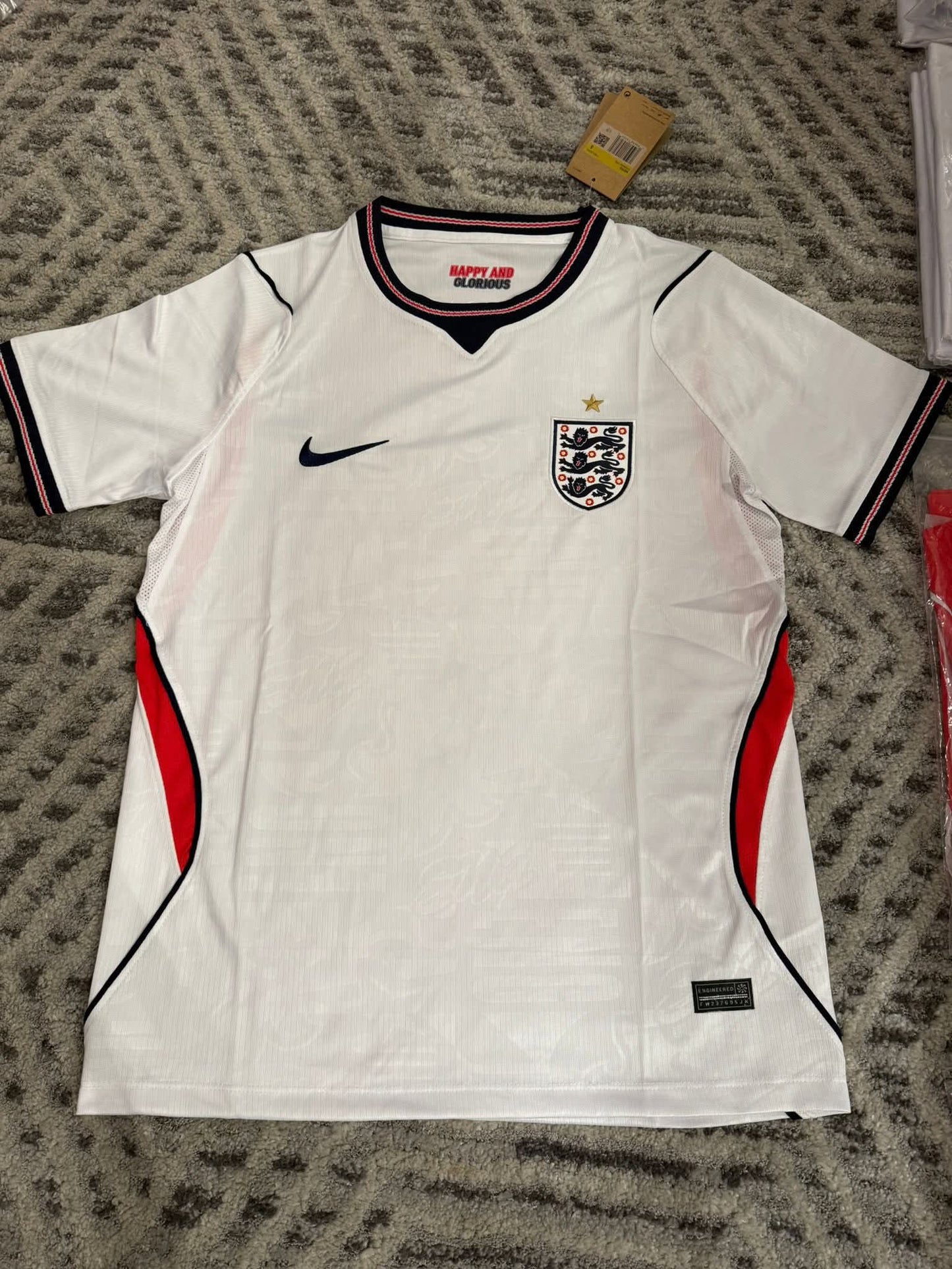 England Home Shirt 2026 Fan Version - Adults - Free personalisation!