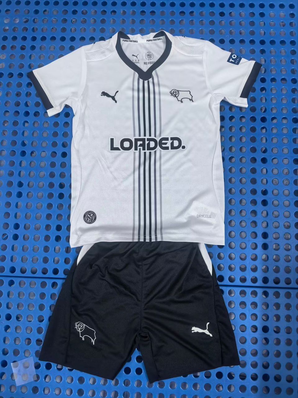 Derby County Home Kit 26/27 Fan Edition - Kids - Free Personalisation + Patches!