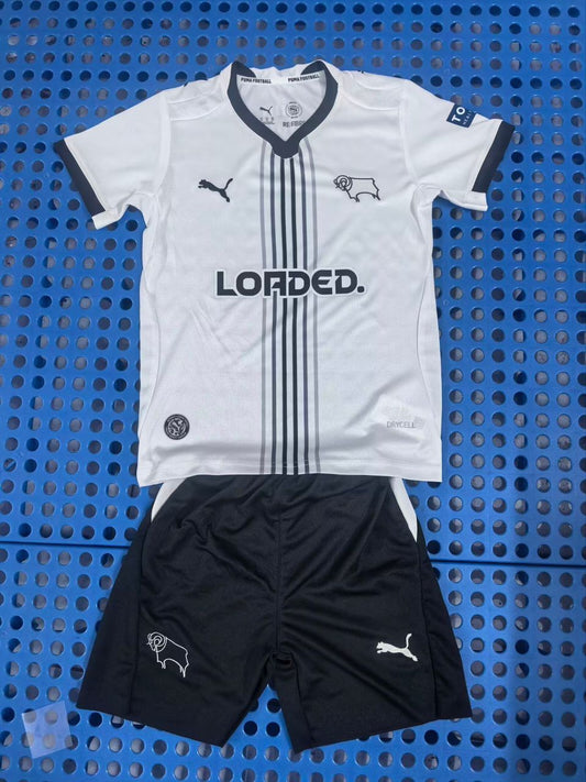 Derby County Home Kit 26/27 Fan Edition - Kids - Free Personalisation + Patches!
