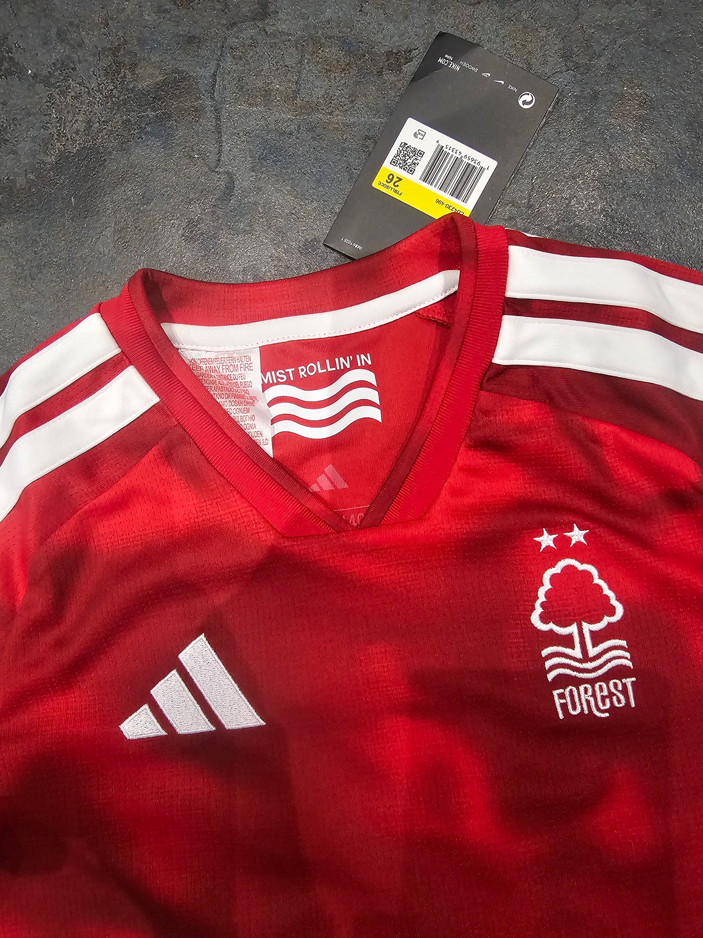 Nottingham Forest Home Kit 26/27 Fan Edition - Kids - Free Personalisation + Patches!