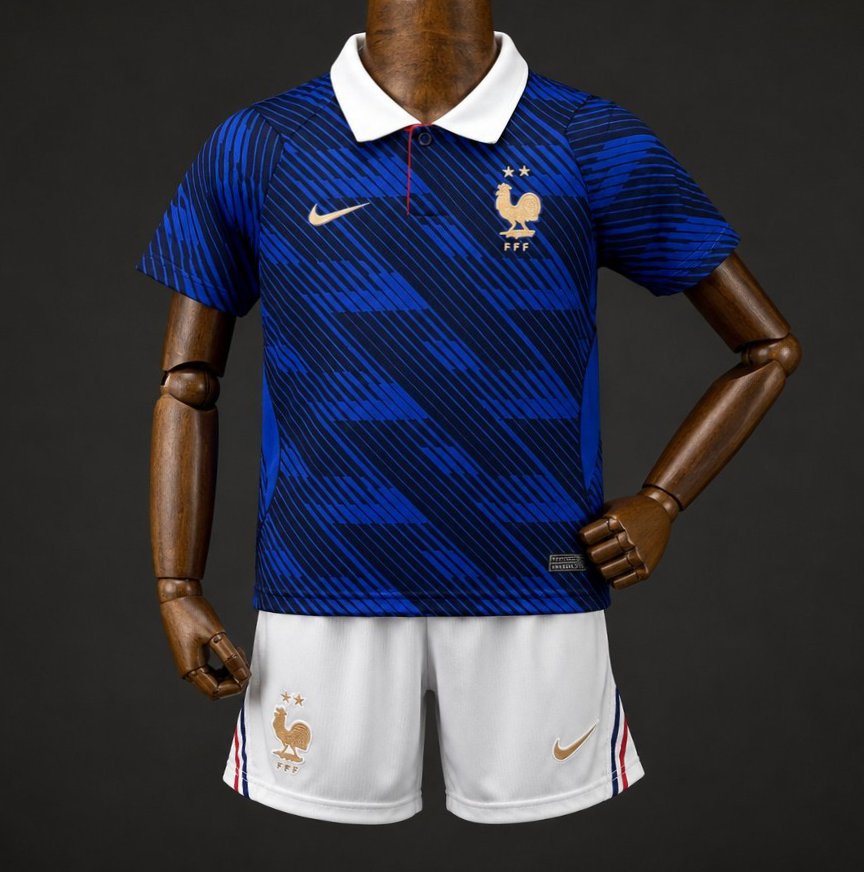 France Home Kit 2026 Fan Edition - Kids - Free Personalisation